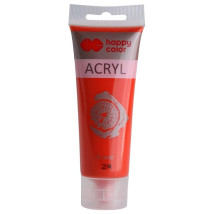 Farba akrylowa jasnoczerwona Happy Color 75 ml