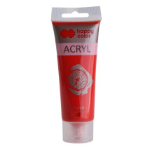 Farba akrylowa czerwona nr 2 Happy Color 75 ml