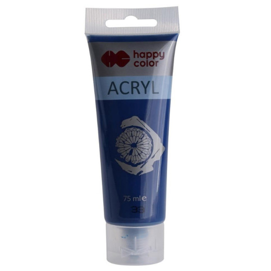 Farba akrylowa granatowa Happy Color 75 ml