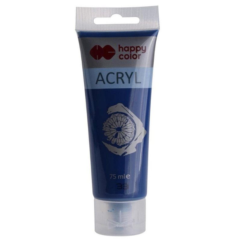 Farba akrylowa granatowa Happy Color 75 ml