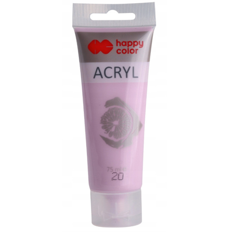Farba akrylowa różowa jasna Happy Color 75 ml