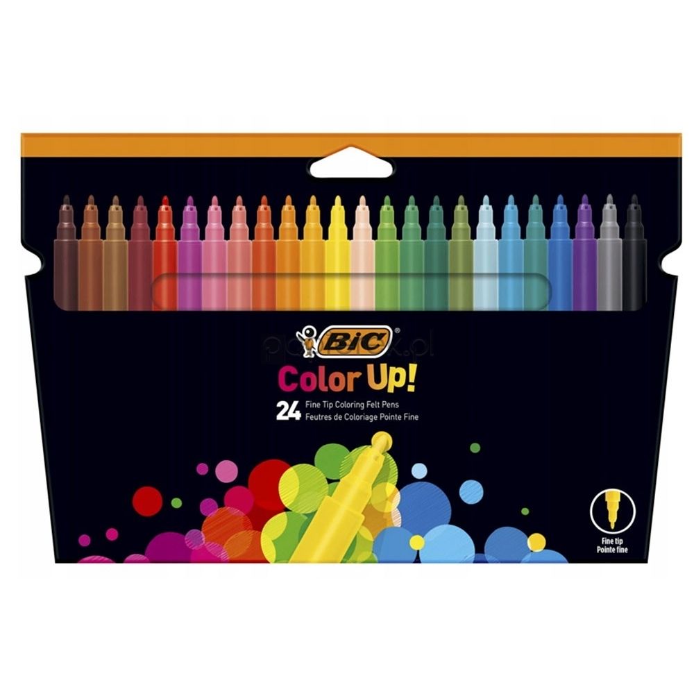 Flamastry BIC Color Up 24 kolory