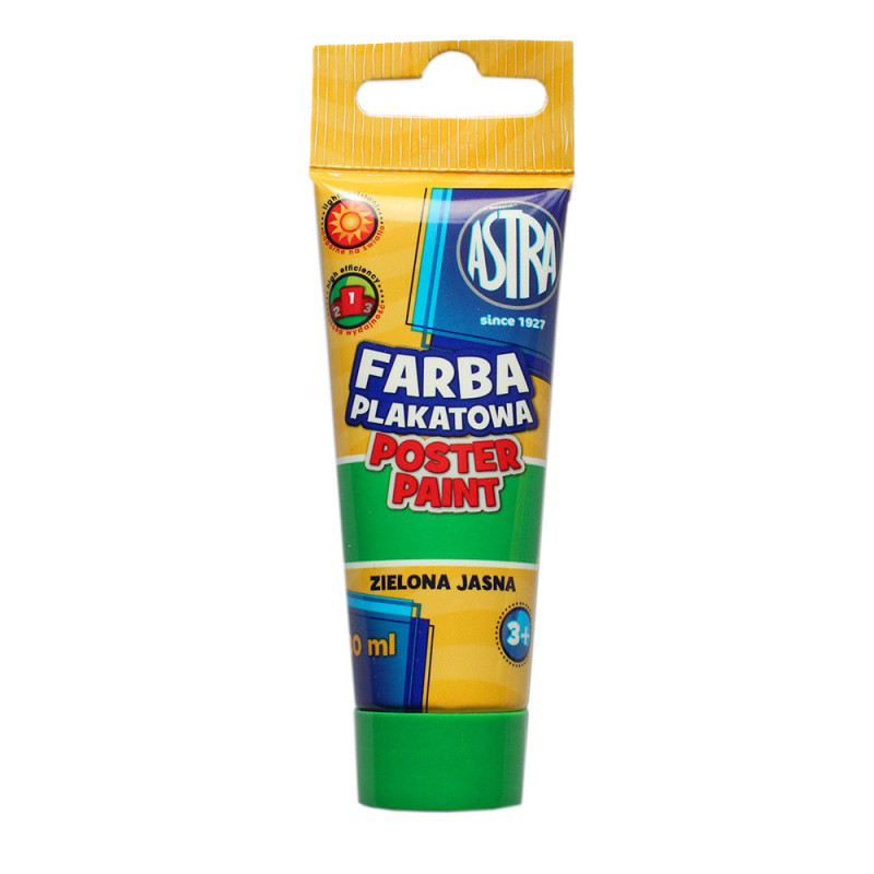 Farba plakatowa Astra zielona jasna 30ml