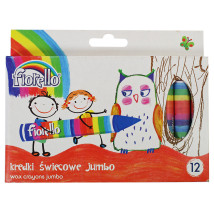 Kredki świecowe Jumbo 12 kolorów