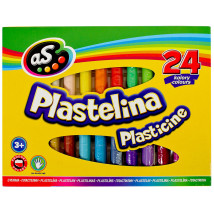 Plastelina szkolna Astra AS 24 kolory