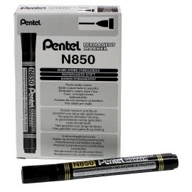 Marker permanentny Pentel N850 czarny okrągły