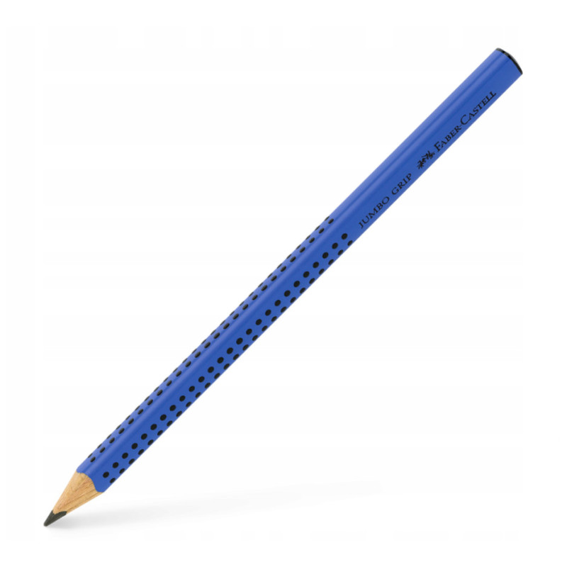 Ołówek Jumbo Grip Faber-Castell B niebieski
