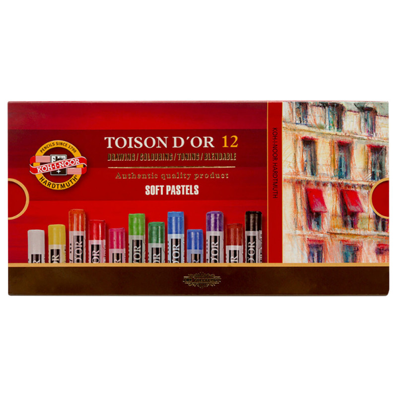Pastele suche Koh-I-Noor Toison D'OR 12 kolorów