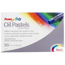 Kredki Pastele olejne Pentel PHN 50 sztuk