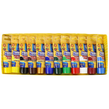 Farby plakatowe w tubach 12 kolorów 30 ml Astra