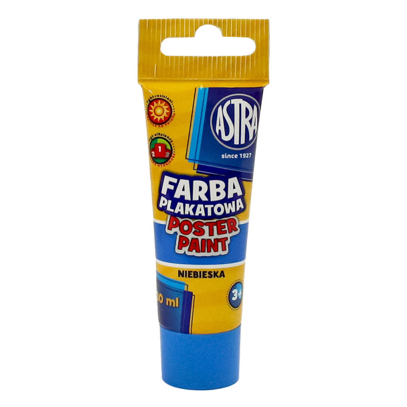 Farba plakatowa Astra 30ml niebieska
