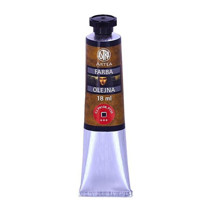 Farba olejna Astra Artea tuba kadium czerwony 18ml