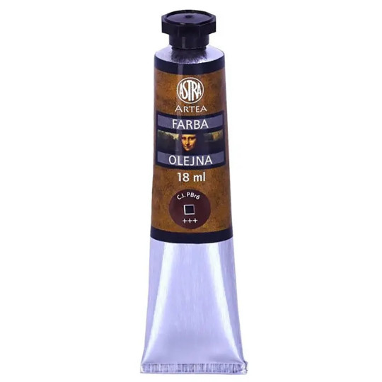 Farba olejna ASTRA 18ml. brunat ciemny