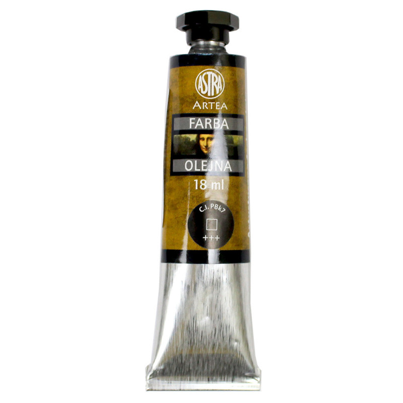Farba olejna Czerń Sadza 18 ml Astra