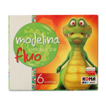 Modelina 6 kolorów fluorescencyjna