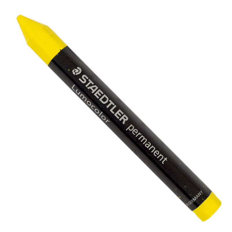 Kreda na metal drewno żółta Staedtler