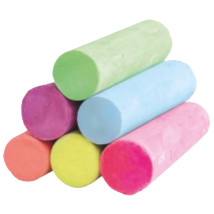 Kreda JUMBO kolorowa + neonowa 20 szt. Kidea