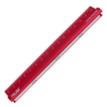 Linijka z gumką Milan 15 cm