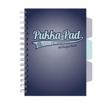 Kołozeszyt w kratkę A5 Pukka Pad Navy