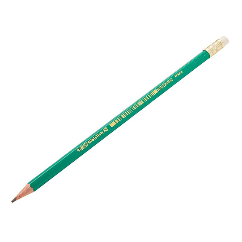 Ołówek Bic Evolution HB niełamliwy z gumką