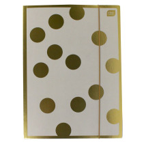 Teczka z gumką A4 Satin Gold 3 Interdruk