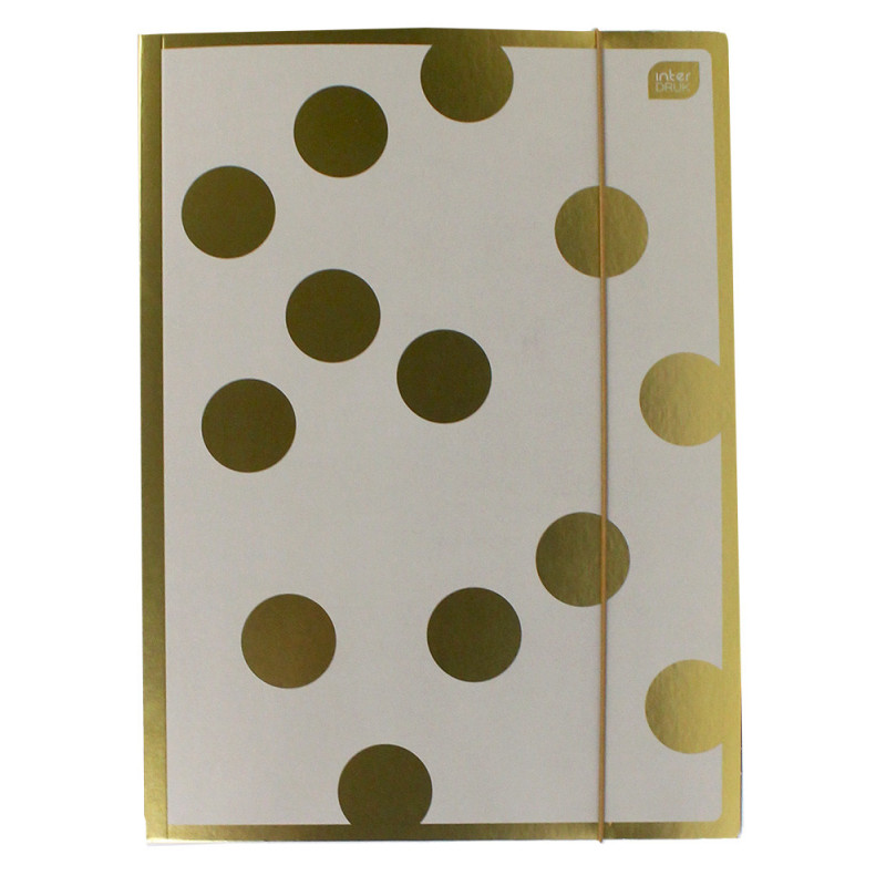 Teczka z gumką A4 Satin Gold 3 Interdruk