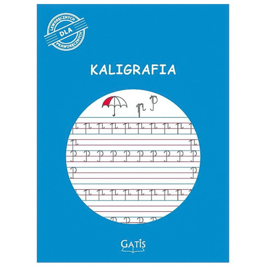Zeszyt do kaligrafii nauki pisania z liniaturą A4 16k
