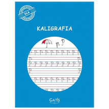 Zeszyt do kaligrafii nauki pisania z liniaturą A4 16k
