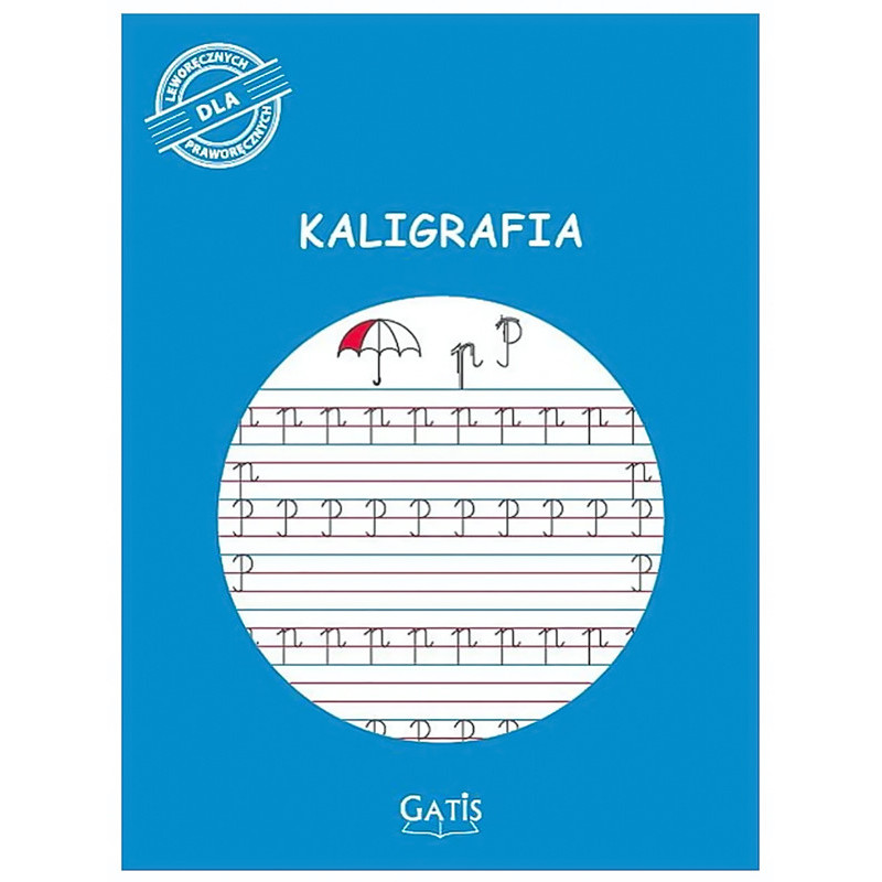 Zeszyt do kaligrafii nauki pisania z liniaturą A4 16k