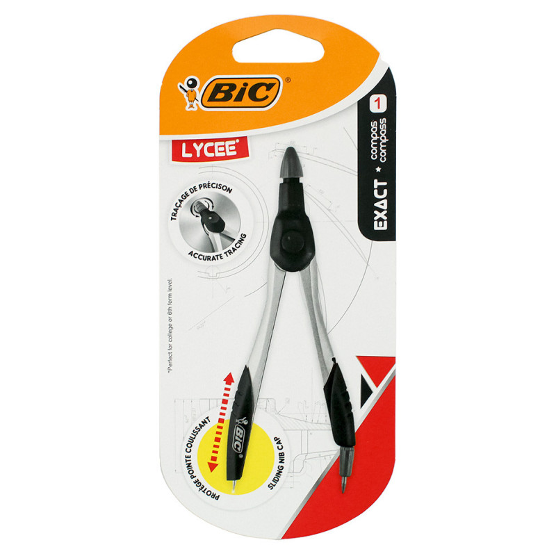 Cyrkiel szkolny BIC Exact compas