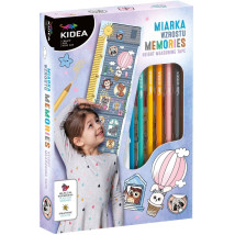 Kreatywna miarka wzrostu dla dzieci na ścianę Kidea
