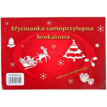 Wycinanka samoprz.brokatowa