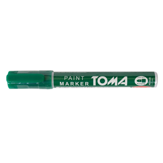 Marker olejowy z farbą zielony Toma TO-440