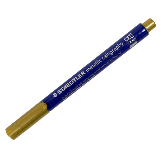 Marker metaliczny złoty do kaligrafii 2,8mm Steadler