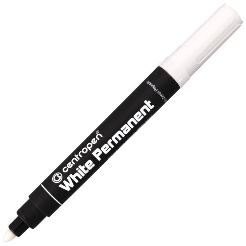 Marker permamentny biały do Opon 2,5mm Centropen