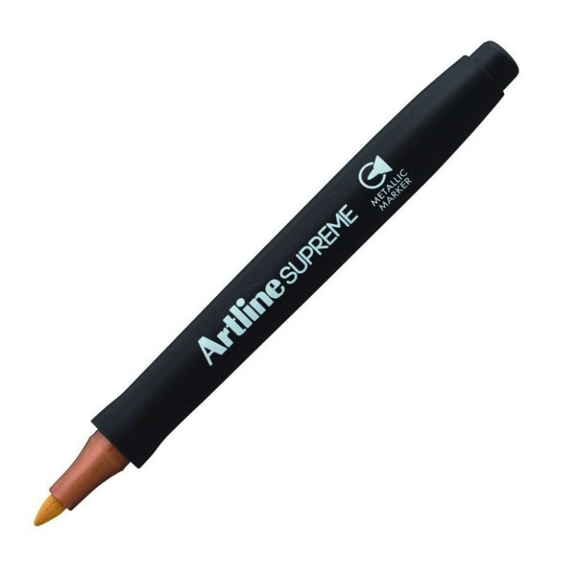 Marker permanentny Artline Supreme Metallic brązowy