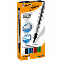 Marker suchościeralny BIC Velleda 4 kolory