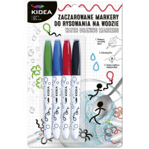 Zaczarowane markery do rysowania na wodzie 4 kol. Kidea
