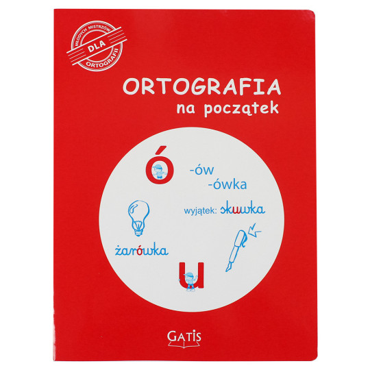 Zeszyt do nauki ortografii A4/32k linia Gatis Ó/U