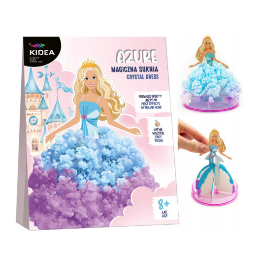 Zestaw Kidea Magiczna Suknia Księżniczki Azure