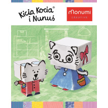 Zestaw kreatywny 3D do kolorowania Kicia Kocia i Nunuś