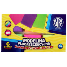 Modelina fluorescencyjna Astra 6 kolorów
