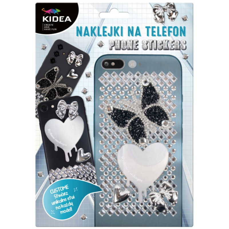 Naklejki na telefon ozdobne dekoracyjne dla dziewczynki Kidea Blink