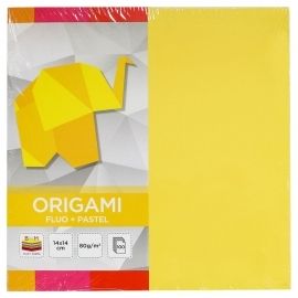 Papier kolorowy do origami 14x14 cm 100 ark.