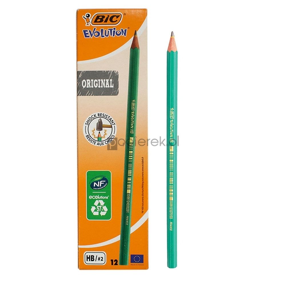 Ołówek szkolny BIC Evolution HB
