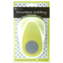 Dziurkacz ozdobny brzegowy Koło 6,3 cm
