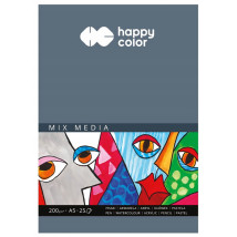 Blok szkicownik A5 200g Happy Color 25K