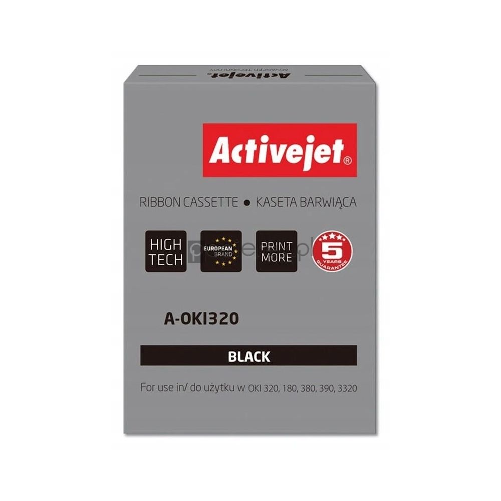 Taśma barwiąca ActiveJet A-OKI320 czarna