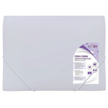 Teczka A4 z gumką PP pastel lila Strigo
