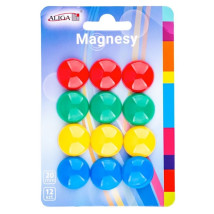 Magnesy dekoracyjne Aliga 2cm mix 12 szt.
